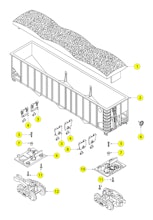 Lionel LTI 6-17128 6-17120 6-17127 6-17121 6-52038 Parts List and Exploded Parts Diagram