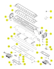 Lionel LTI 6-19105 6-9107 6-19108 6-19128 Parts List and Exploded Parts Diagram