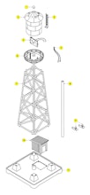 Lionel LTI 6-12958 Parts List and Exploded Parts Diagram