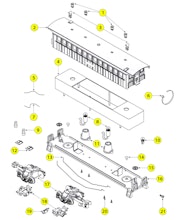 Lionel LTI 6-15126 6-15128 Parts List and Exploded Parts Diagram