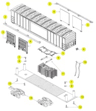 Lionel LTI 6-17231 6-17232 6-17255 Parts List and Exploded Parts Diagram