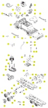 Lionel LTI 6-18444 6-18445 Parts List and Exploded Parts Diagram