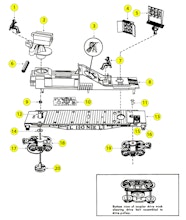 Lionel 3545 Parts List and Exploded Parts Diagram