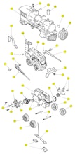 Lionel MPC 8601 Parts List and Exploded Parts Diagram