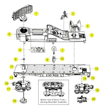 Lionel 3540 Parts List and Exploded Parts Diagram