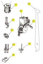 Lionel Postwar 100-7 Parts List and Exploded Parts Diagram