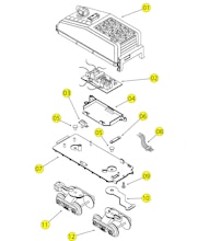 Lionel LTI 6918710T01 6918711T01 6918712T01 Parts List and Exploded Parts Diagram