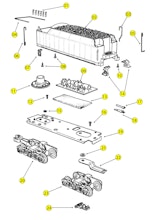 Lionel MPC 8101-T1 8210-T1 8215-T1 8309-T1 8476-T1 Parts List and Exploded Parts Diagram