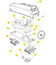 Lionel MPC 8050-T1 Parts List and Exploded Parts Diagram