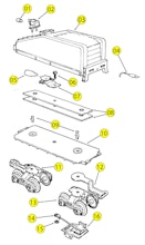 Lionel MPC Slope Back Tender Parts List and Exploded Parts Diagram