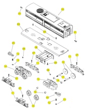 Lionel LTI 18110 Parts List and Exploded Parts Diagram