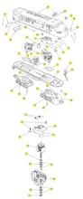 Lionel LTI 18100 & 18104 Parts List and Exploded Parts Diagram