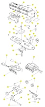 Lionel LTI Alco FA-2 Dummy with Horn Parts List and Exploded Parts Diagram
