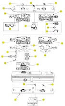 Lionel 200 series parts list and detailed exploded view diagrams