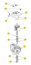 Lionel LTI 6002028100 AC Motor Parts List and Exploded Parts Diagram