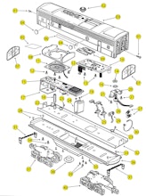 Lionel LTI 18122 Parts List and -Exploded Parts Diagram