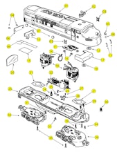 Lionel LTI 18128 Parts List and - Exploded View Parts Diagram