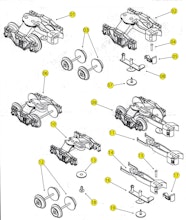 Lionel LTI 6918701T01 6918701T70 6109551080 Parts List and Exploded Parts Diagram