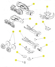 Lionel LTI 6106403050 Parts List and Exploded Parts Diagram