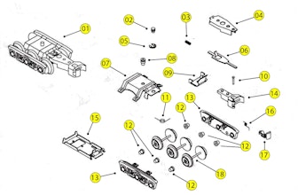 Lionel LTI 6109011100 Parts List and Exploded Parts Diagram