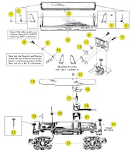 Lionel 3459 3469 Parts List and - Exploded View Parts Diagram