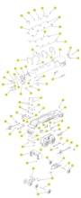 Lionel Prewar Standard Gauge 385E Steam Locomotive 2-4-2 Exploded View Parts Diagram