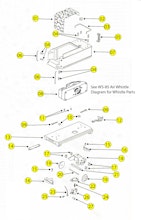 Lionel Prewar Standard Gauge 384T, 385TW, 385W Tender Exploded View Parts Diagram