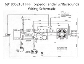 Lionel LTI 6918052T01 PRR Torpedo Tender Schematic Wiring Diagram