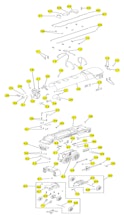 Lionel Prewar 392E Steam Locomotive Exploded View Parts Diagram