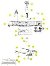 Lionel 3409 3410 3419 3429 Parts List and Exploded Parts Diagram